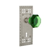 Nostalgic Warehouse Waldorf Door Knob with Craftsman Plate
