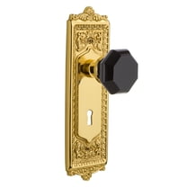 Nostalgic Warehouse Waldorf Door Knob with Egg and Dart Plate