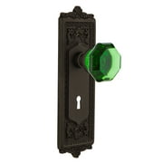 Nostalgic Warehouse Waldorf Door Knob with Egg and Dart Plate