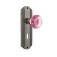 thumbnail image 1 of Nostalgic Warehouse Decwap_Sd_Kh Deco Solid Brass Rose Single Dummy Door Knob - Grey, 1 of 7