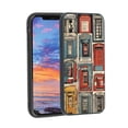 thumbnail image 1 of Nostalgic-telephone-booth-emblems-6 Phone Case, Designed for iPhone X Case Soft Silicon for women girls boys wife gift,Shockproof Phone Cover, 1 of 1