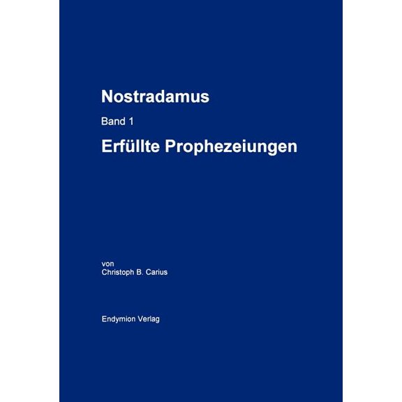 Nostradamus Bd. 1 (Paperback)