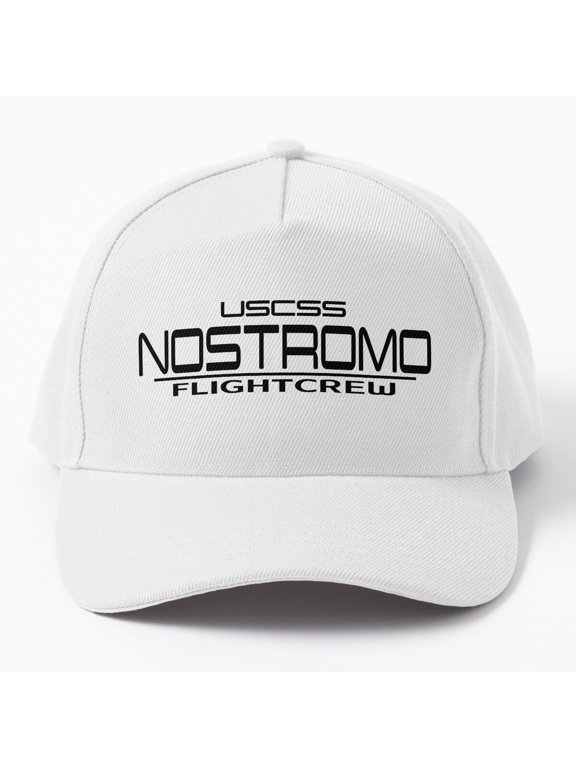 Nostromo Flight Crew Black Baseball Hat, Sci-Fi Crew Fan Graphic Design, Classic Cap