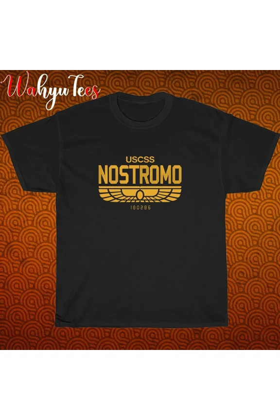 Nostromo USCSS Logo Black/Navy/White Size S-5XL Unisex T-Shirt
