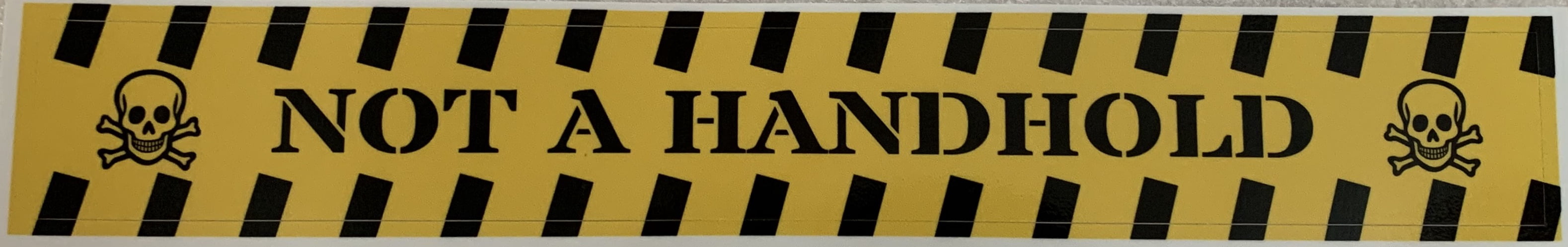 No Hand Over Sticker