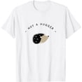 thumbnail image 1 of Not A Hugger Funny Hedgehog Sarcastic T-Shirt, 1 of 5