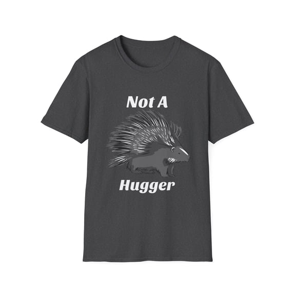 Not A Hugger Shirt Funny Vintage Porcupine Sarcastic Apparel