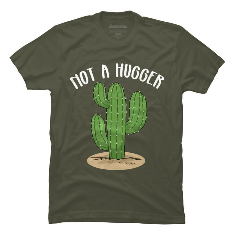 Not A Hugger Tshirt Botanical Cactus Tee Introvert Succulent T-Shirt Not A Hugger Tshirt Botanical Cactus Tee Introvert Succulent T-Shirt