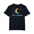 Not A Phase Pansexual LGBTQIA Pan Pride Flag Moon T-Shirt - Walmart.com