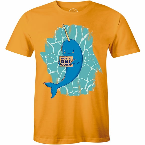 Not A Unicorn - Funny Narwal Whale Unicorn Of The Sea Men's Gift T-Shirt