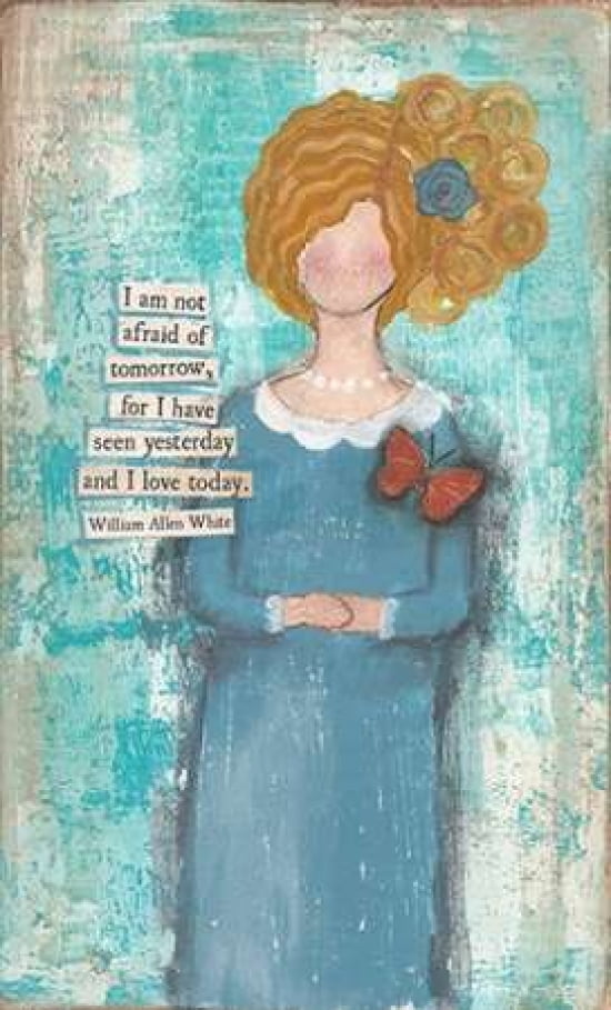 Not Afraid of Tomorrow Canvas Art - Cassandra Cushman (12 x 18)
