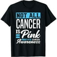 thumbnail image 1 of Not All Cancer Is Pink Light Blue Prostate Cancer Awareness T-Shirt, 1 of 4
