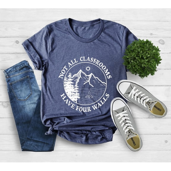 Not All Classrooms Have Four Walls Shirt, Homeschool Shirt, Homeschool Mom, Teacher, Homeschooling Tee, Student,School Tee All Size S-5Xl