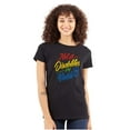 thumbnail image 1 of Not All Disabilities are Visible Womens Slim Fit Graphic Tee Brisco Brands S, 1 of 5