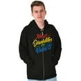 thumbnail image 1 of Not All Disabilities are Visible Zip Up Hoodie Men's Women's Brisco Brands S, 1 of 6