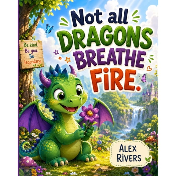 Not All Dragons Breathe Fire: An Inspiring Children's Picture Book About Confidence, Kindness and Being Special, (Paperback)