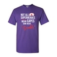 thumbnail image 1 of Not All Superheroes Wear Capes Some Wear Scrubs Nurse DT Adult T-Shirt Tee, 1 of 3