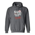 thumbnail image 1 of Not All Superheroes Wear Capes Some Wear Scrubs Nurse DT Sweatshirt Hoodie, 1 of 3
