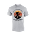 thumbnail image 1 of Not All Those Who Wander Are Lost Disc Golf Bigfoot Mens Short Sleeve T-shirt Graphic Tee-Sports Grey-6xl, 1 of 4