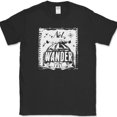 thumbnail image 1 of Not All Those Who Wander Are Lost T-Shirt Adventure Camping RV Tee - Black, S, 1 of 1