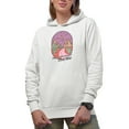 thumbnail image 1 of Not All Who Wander Are Lost Quote with Line Drawing of Desert with Cactus Art Merch Gift, White Hooded Sweatshirt or Hoodie, Small, 1 of 5