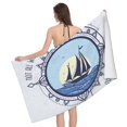 thumbnail image 1 of Not All Who Wander Are Lost2 Bath Towel, Highly Absorbent towels for bathroom Quick Drying Microfiber Bath Towels for Body, Soft Shower Towels for Sport, Yoga, SPA, Gym 27x55in, 1 of 5