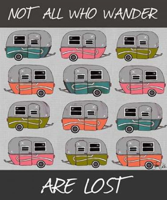 Not All Who Wander Canvas Art - Shanni Welsh (20 x 24)