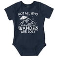 thumbnail image 1 of Not All Who Wonder Are Lost UFO Cute Romper Boys or Girls Infant Baby Brisco Brands 18M, 1 of 7