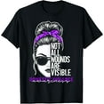 thumbnail image 1 of Not All Wounds Are Visible Women Domestic Violence Awareness T-Shirt, 1 of 4