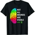 thumbnail image 1 of Not All Wounds are Visible - Mental Health Awareness T-Shirt, 1 of 3