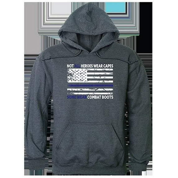 Not All with TBL Graphic Pullover Sweatshirt, Heather Charcoal - Small