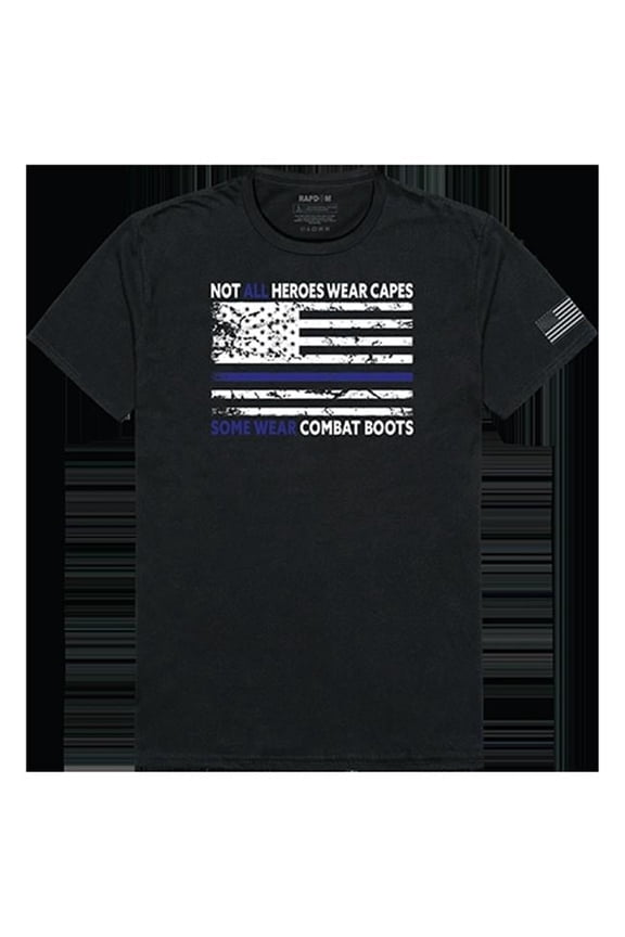 Not All with TBL Tactical Graphic T-shirt, Black - Small