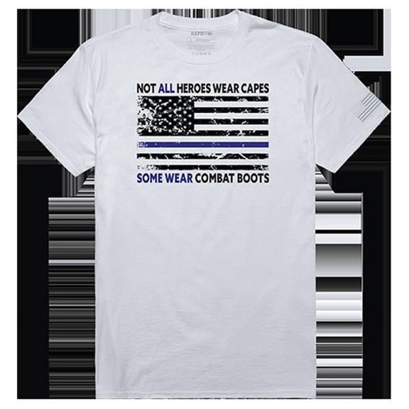 Not All with TBL Tactical Graphic T-shirt, White - Large