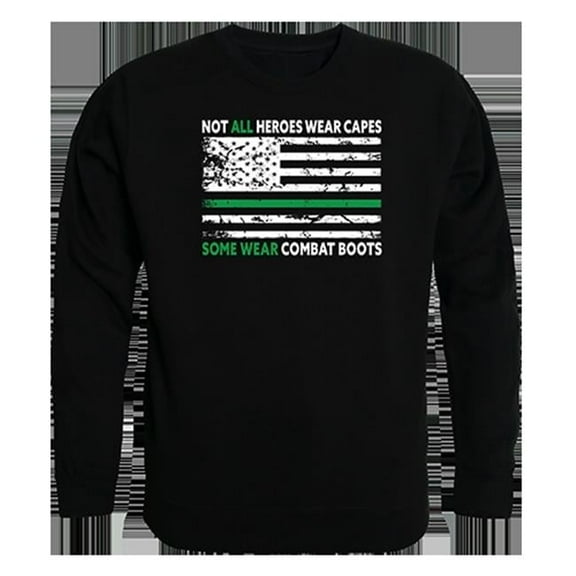 Not All with TGL Graphic Crewneck Sweatshirt, Black - 2XL