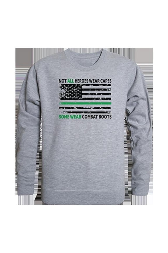 Not All with TGL Graphic Crewneck Sweatshirt, Heather Grey - Extra Large