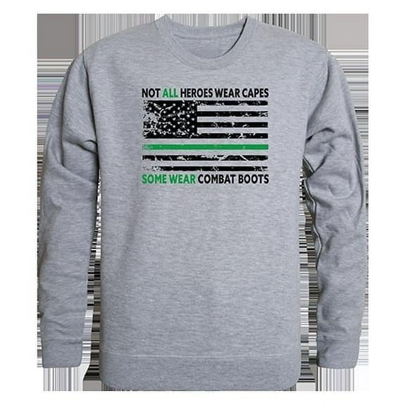 Not All with TGL Graphic Crewneck Sweatshirt, Heather Grey - Small