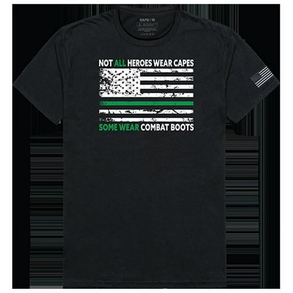 Not All with TGL Tactical Graphic Tee Shirt, Black - Small