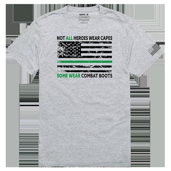 Not All with TGL Tactical Graphic Tee Shirt, Heather Gray - Extra Large