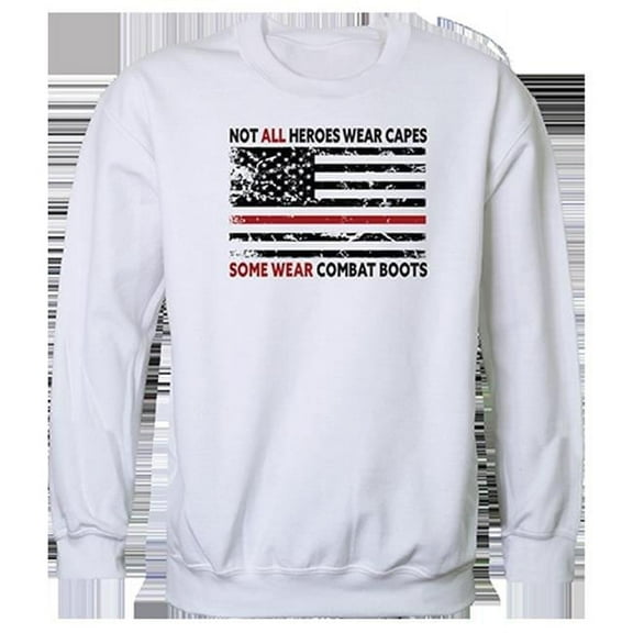 Not All with TRL Graphic Crewneck Sweatshirt, White - Extra Large