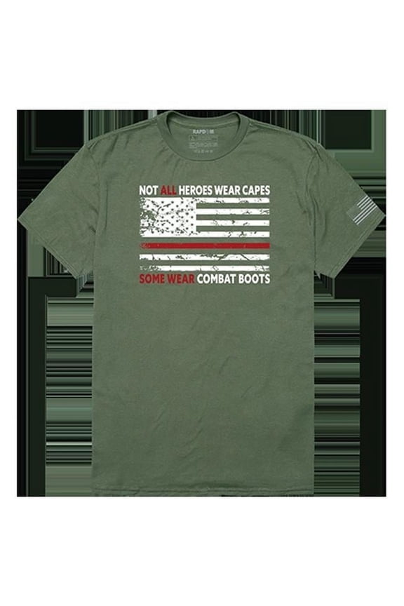 Not All with TRL Tactical Graphic T-shirt, Olive - 2XL