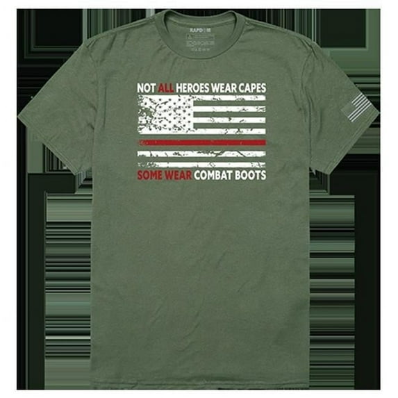 Not All with TRL Tactical Graphic T-shirt, Olive - Large
