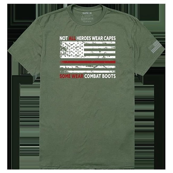 Not All with TRL Tactical Graphic T-shirt, Olive - Small