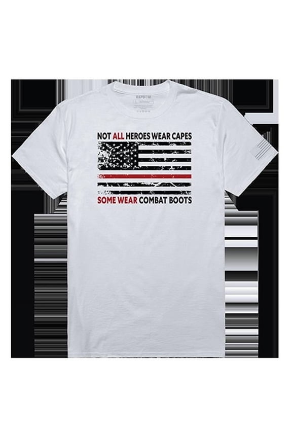 Not All with TRL Tactical Graphic T-shirt, White - Medium