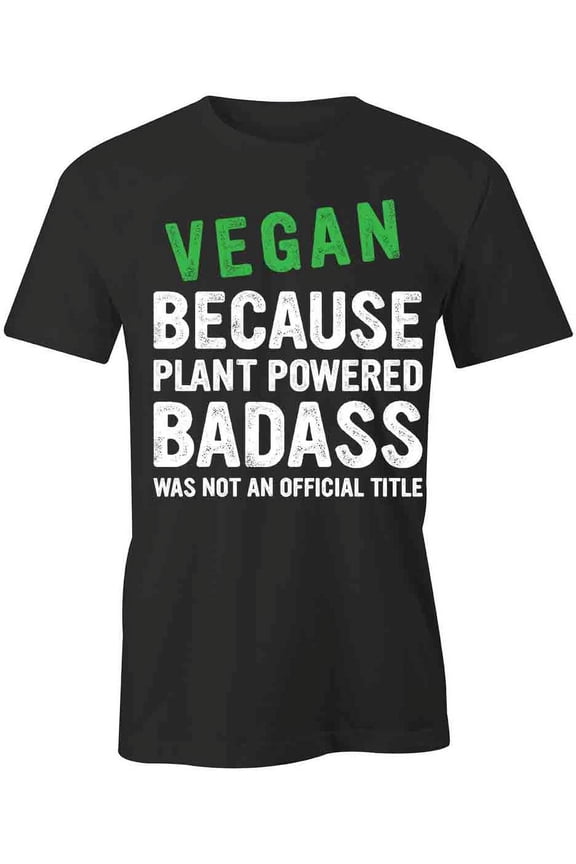 Not An Option T-Shirt | Cute Vegetarian Black Tee Gift