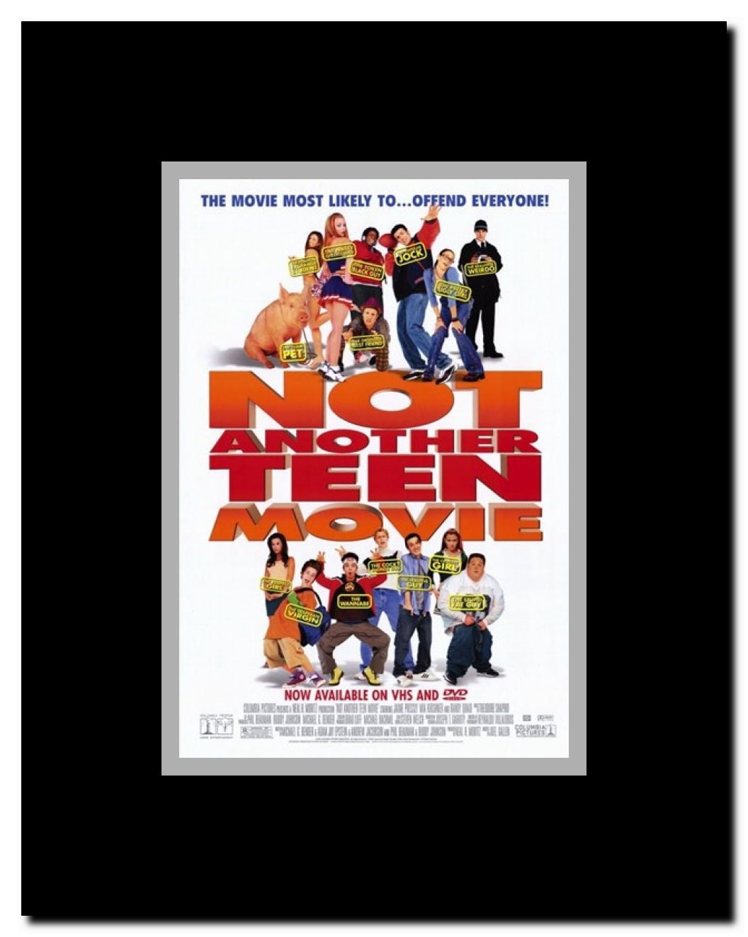 Not Another Teen Movie Framed Movie Poster