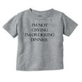 thumbnail image 1 of Not Crying Ordering Dinner Cute Baby Toddler Boy Girl T Shirt Infant Toddler Brisco Brands 5T, 1 of 6