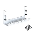 Wire Loop Table Stay Not Drill Under Table Wire Management Tray With Retractable Design Keep ...