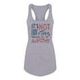 thumbnail image 1 of Not Easy Being This Awesome Racerback Tank Women -Image by Shutterstock, Female x-Large, 1 of 4