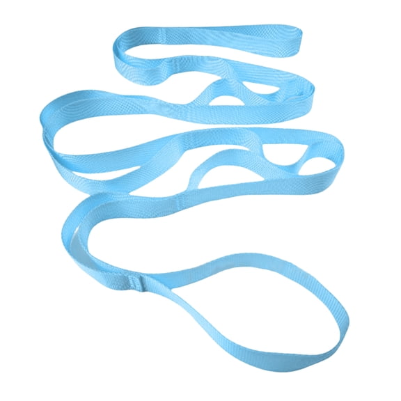 Not-Elastic Stretch Strap Stretch for Women & Men Exercise, 10 Loop Pilate Strap Not-Elastic Strap Stretching Strap