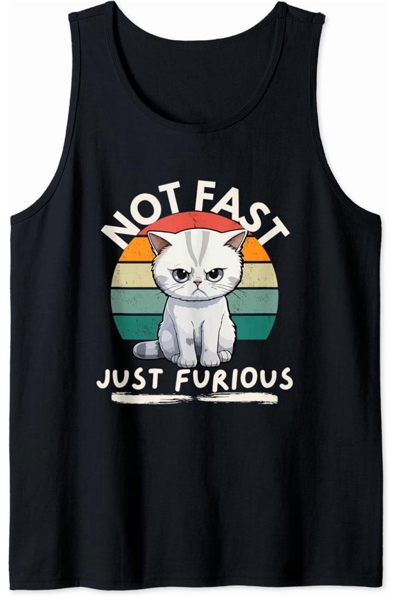 Not Fast Just Furious Tank Top Size S-3XL
